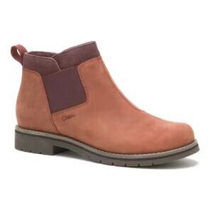 CHACO | Cataluna Explorer Chelsea Bootie Mahogany Red Ankle Boots | Size 9